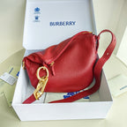 White and Red Shoulder Bag