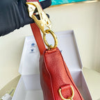 White and Red Shoulder Bag