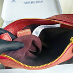 White and Red Shoulder Bag