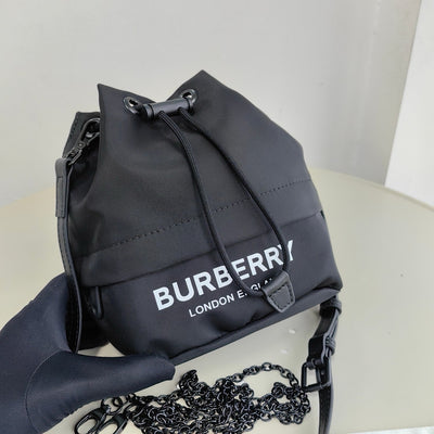 Black Bucket Bag