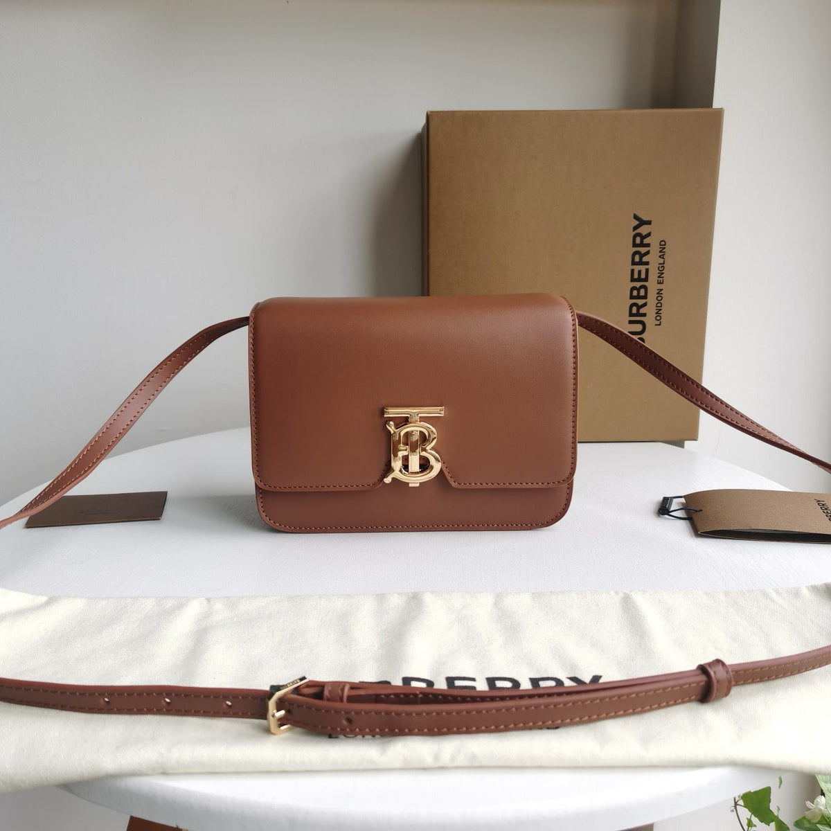 Black and Brown Shoulder Bag