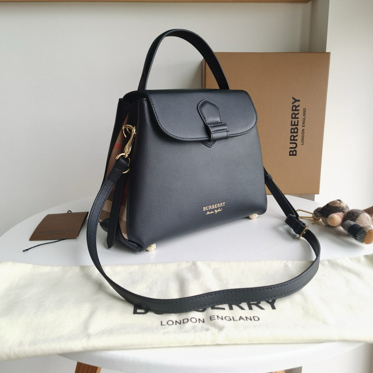 Black and Grey Shoulder Bag