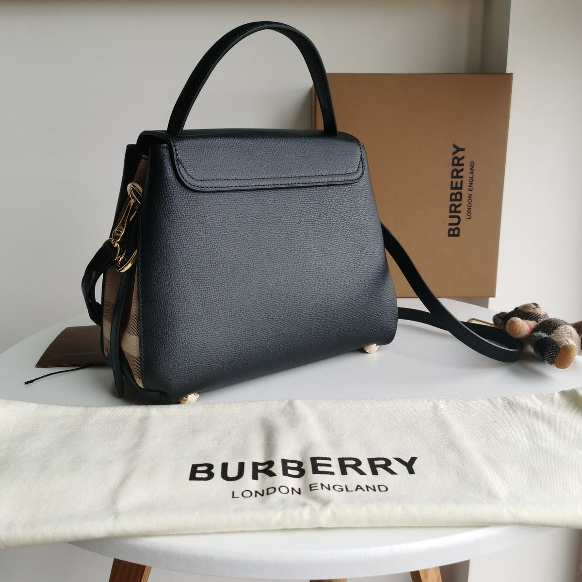 Black and Grey Shoulder Bag