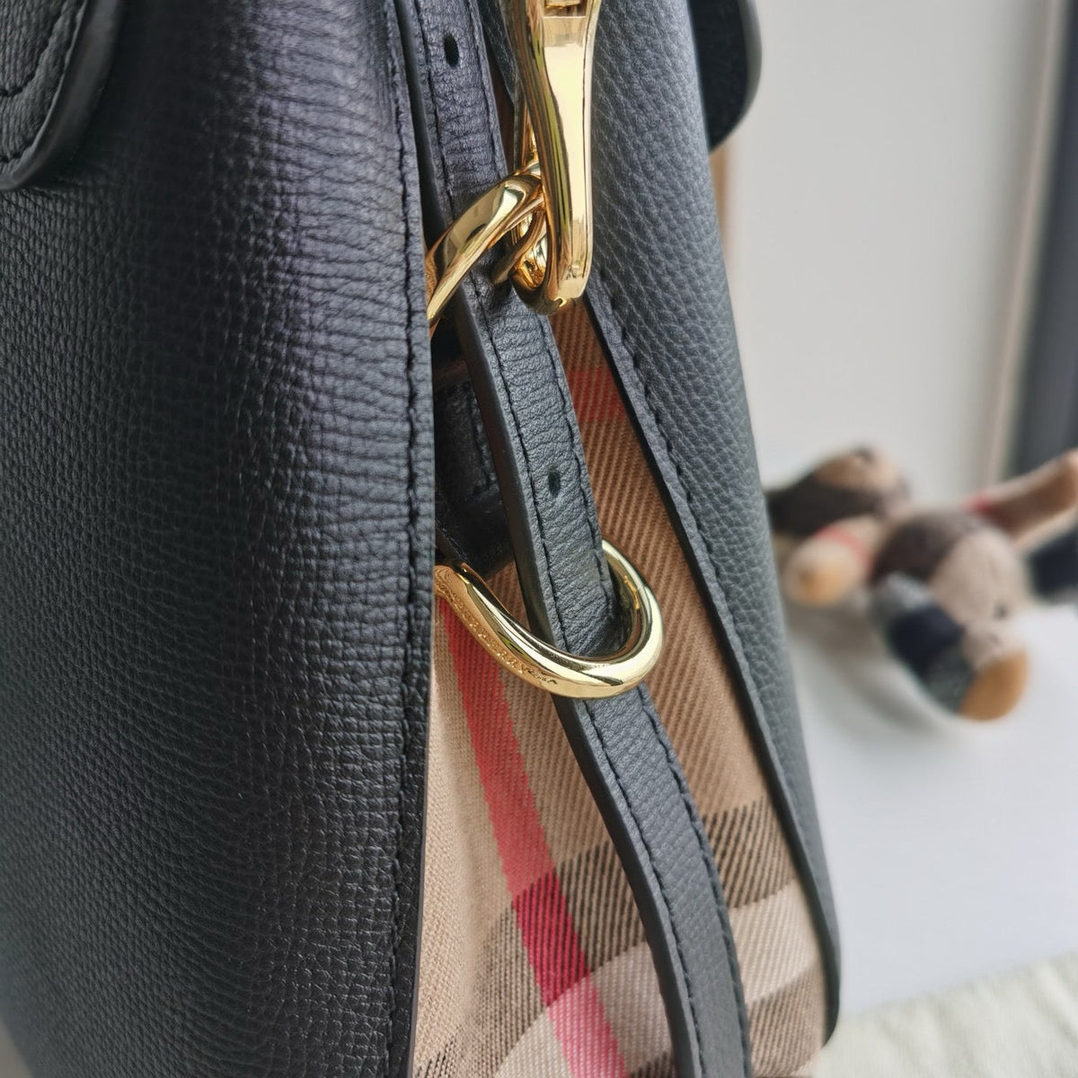 Black and Grey Shoulder Bag