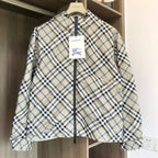 White Check Overshirt Jacket - Men's