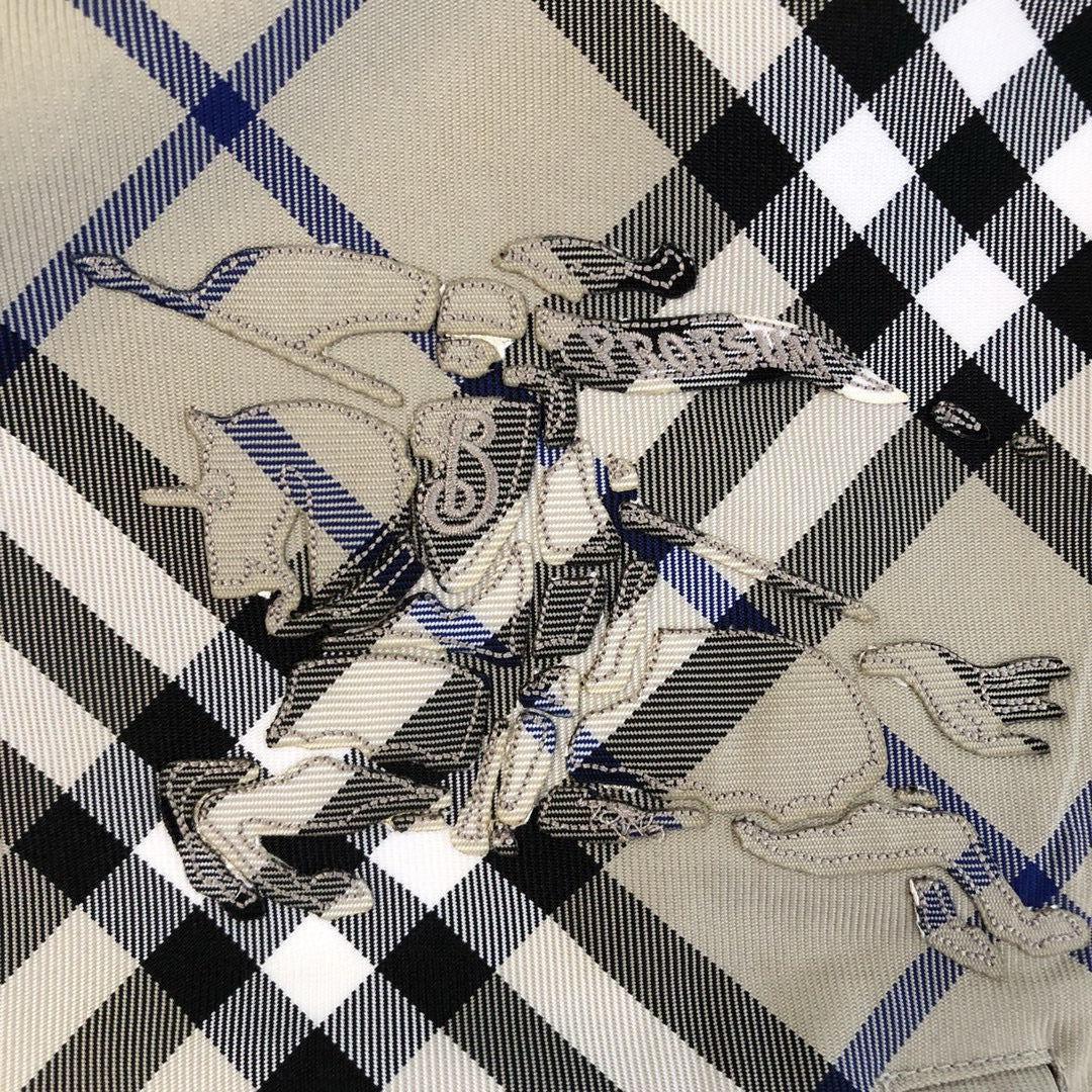 White Check Overshirt Jacket - Men's