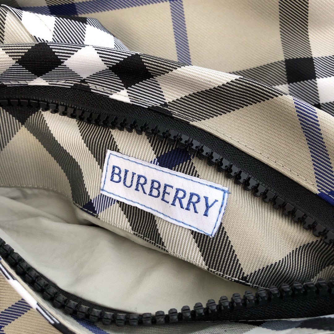 White Check Overshirt Jacket - Men's