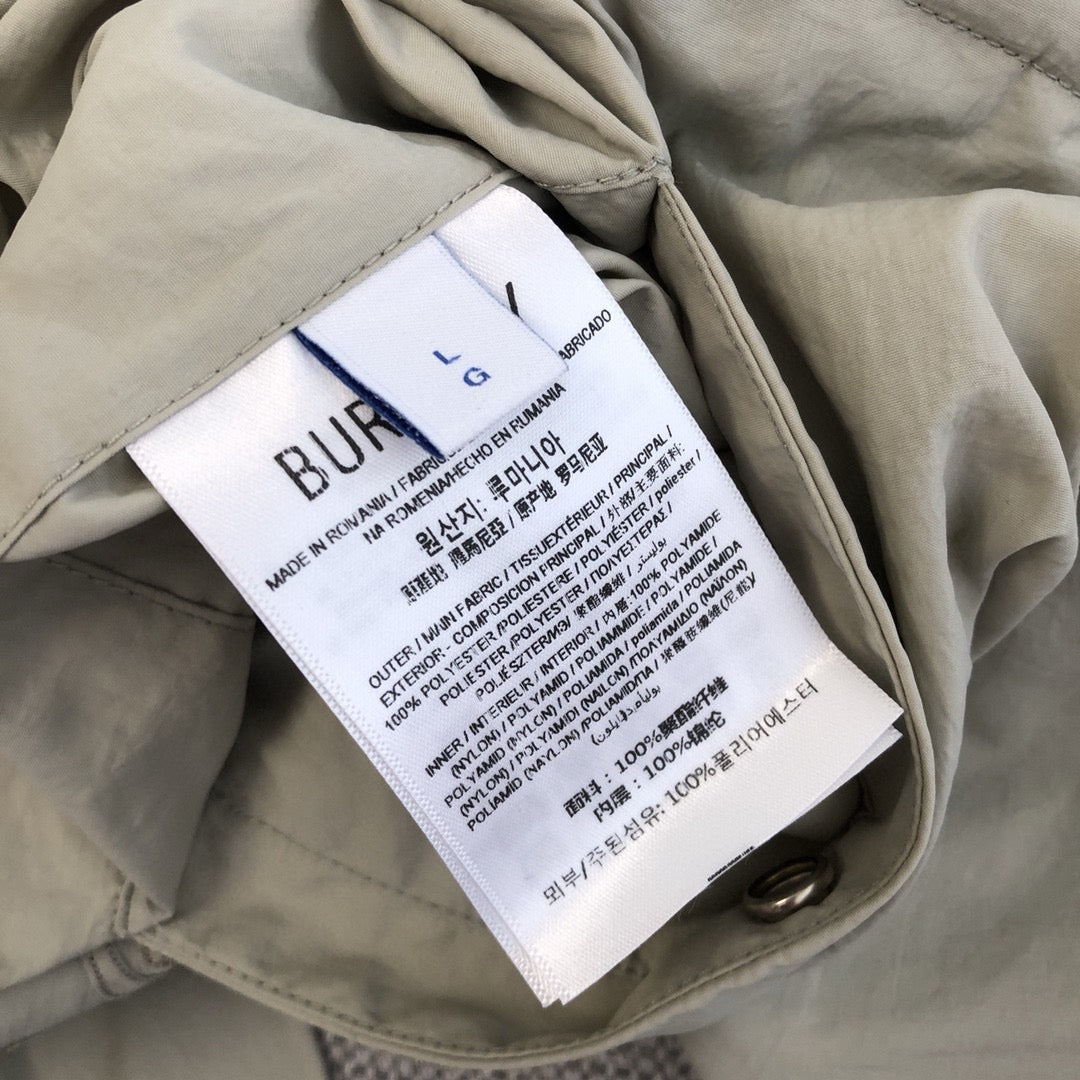 White Check Overshirt Jacket - Men's