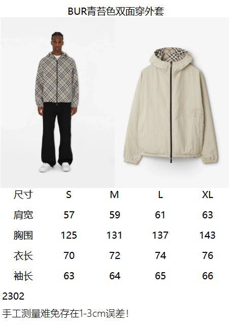 White Check Overshirt Jacket - Men's