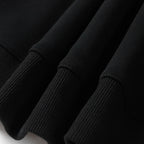 Black Cotton Rainbow Logo Pullover - Men's