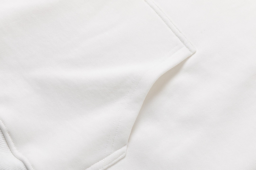 Black Cotton Gradient Text Pullover - Men's