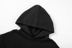 Black Cotton Plain Pullover - Men's