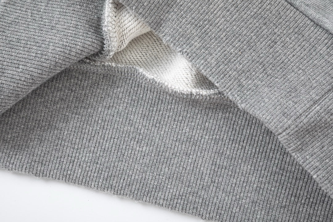 Black Cotton Plain Pullover - Men's