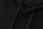Black Cotton Embroidered Pullover - Men's