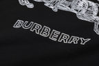 Black Cotton Embroidered Pullover - Men's