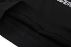 Black Cotton Embroidered Pullover - Men's