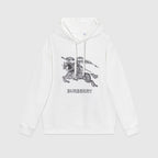 Black Cotton Embroidered Pullover - Men's