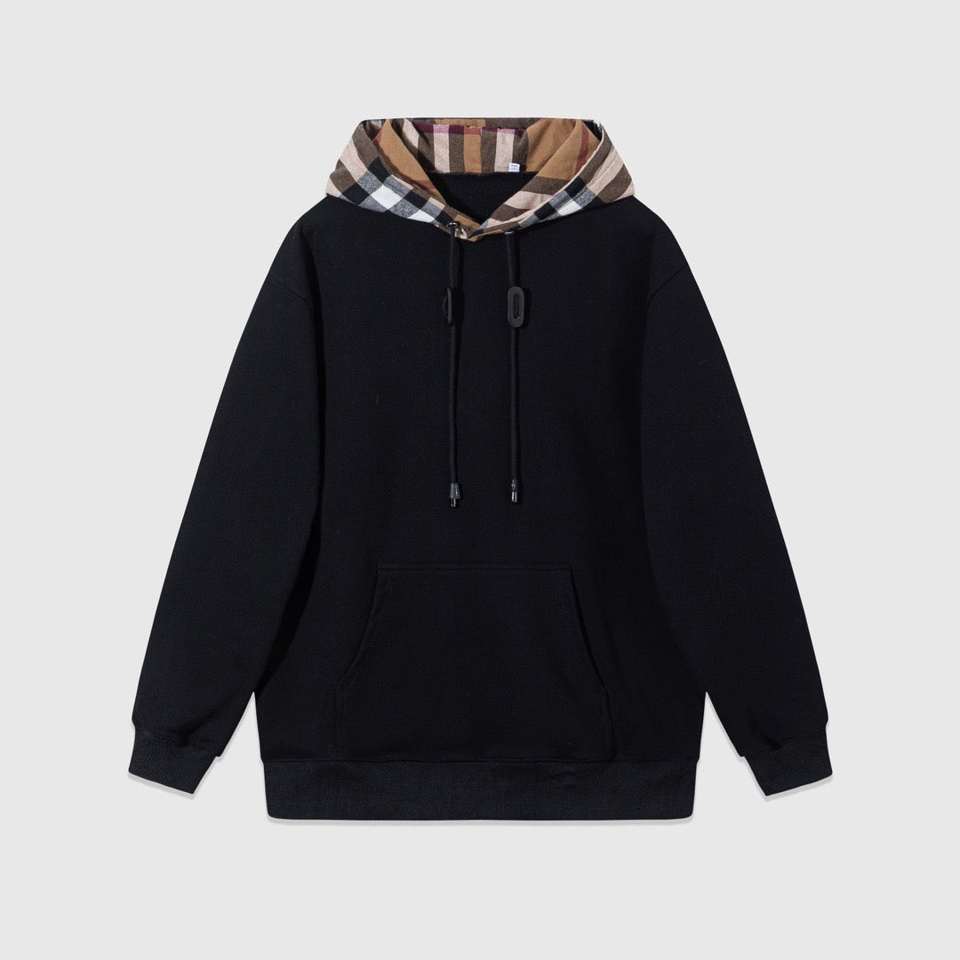 Check Hood Lining Hoodie - Men's