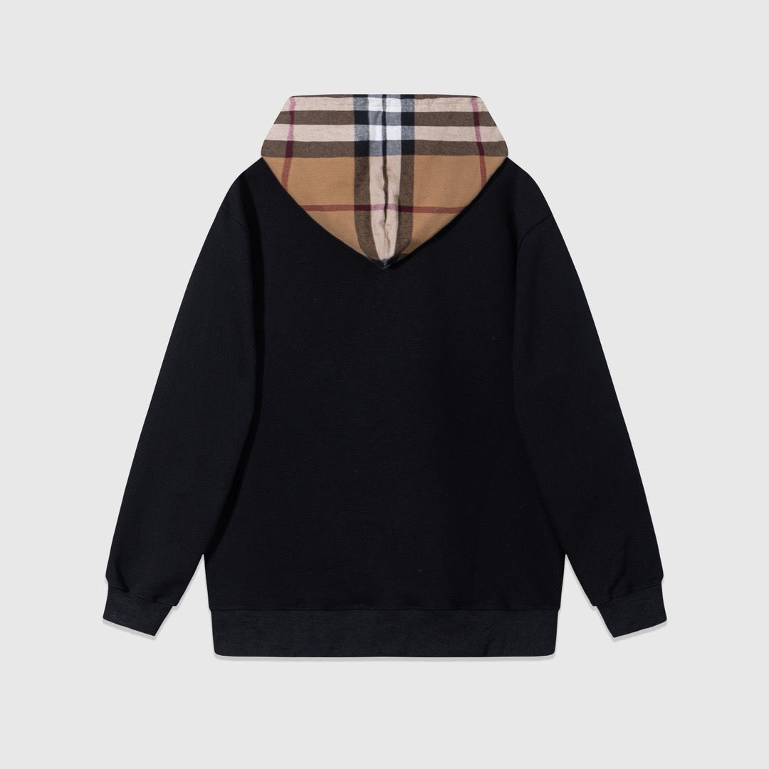 Check Hood Lining Hoodie - Men's