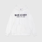 Black Cotton Bold Text Pullover - Men's