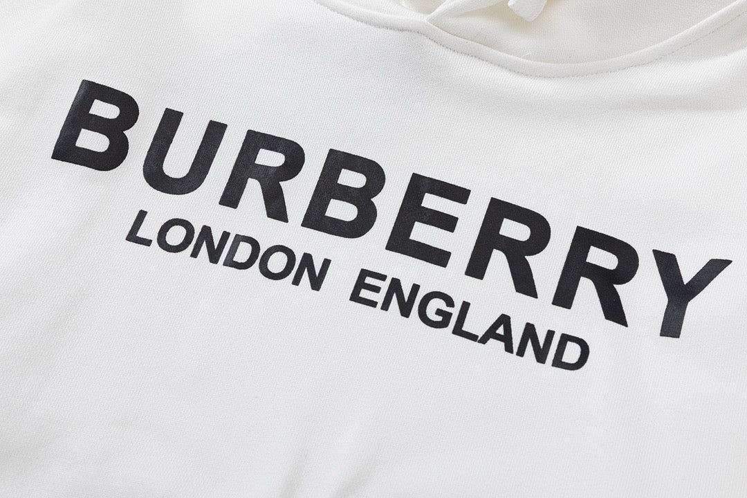 Black Cotton Bold Text Pullover - Men's