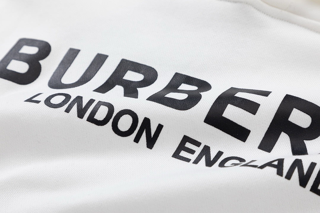 Black Cotton Bold Text Pullover - Men's
