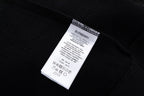 Black Cotton Bold Text Pullover - Men's