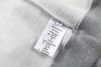 Grey Cotton Plain Pullover - Men's