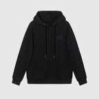 Grey Cotton Plain Pullover - Men's