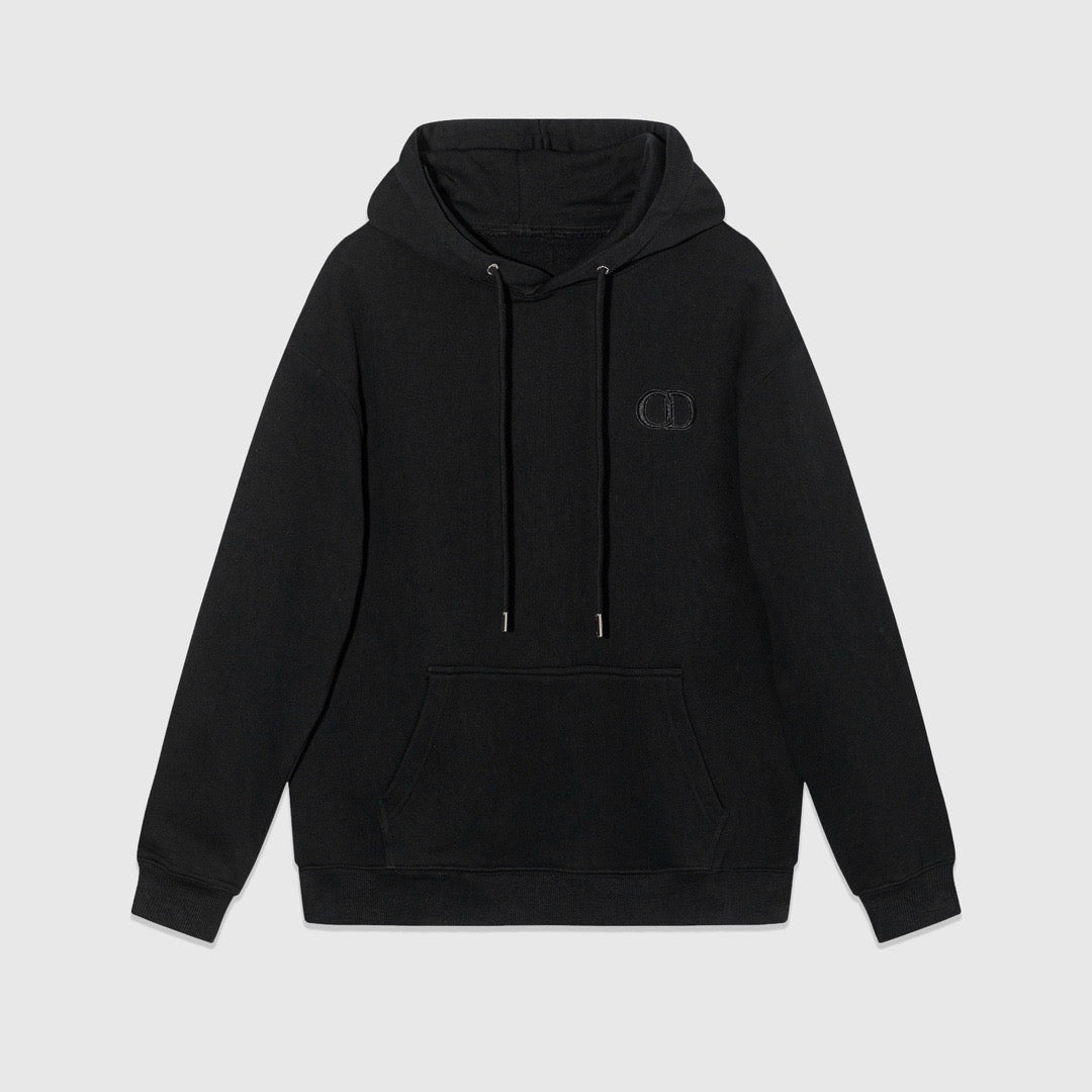 Grey Cotton Plain Pullover - Men's