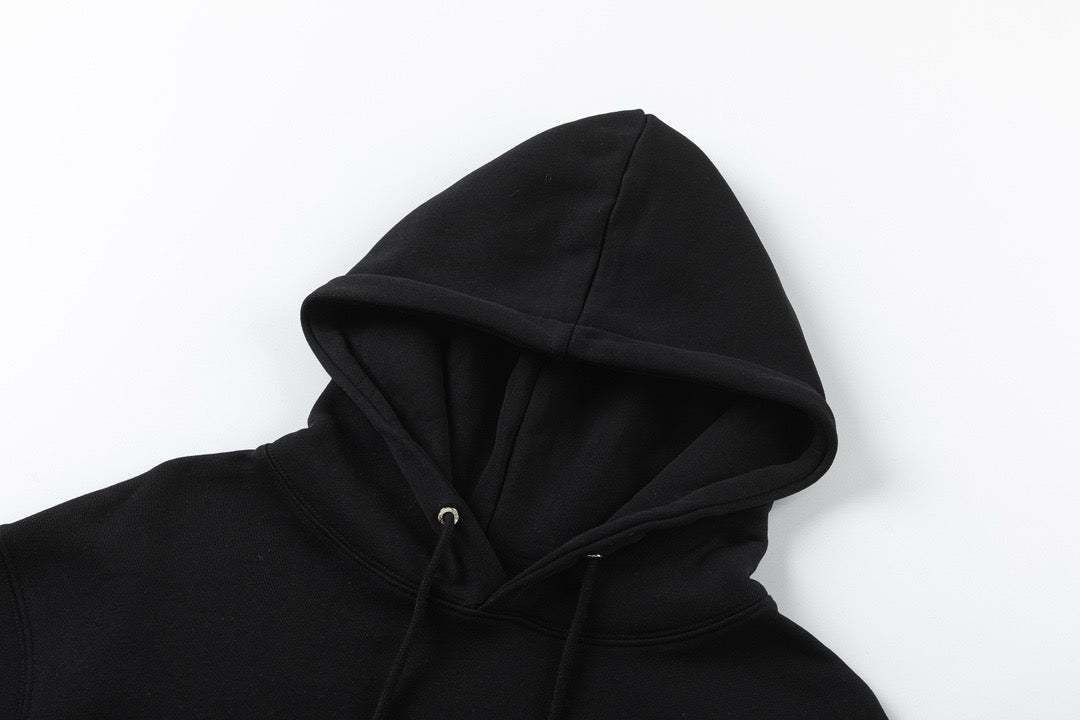 Grey Cotton Plain Pullover - Men's