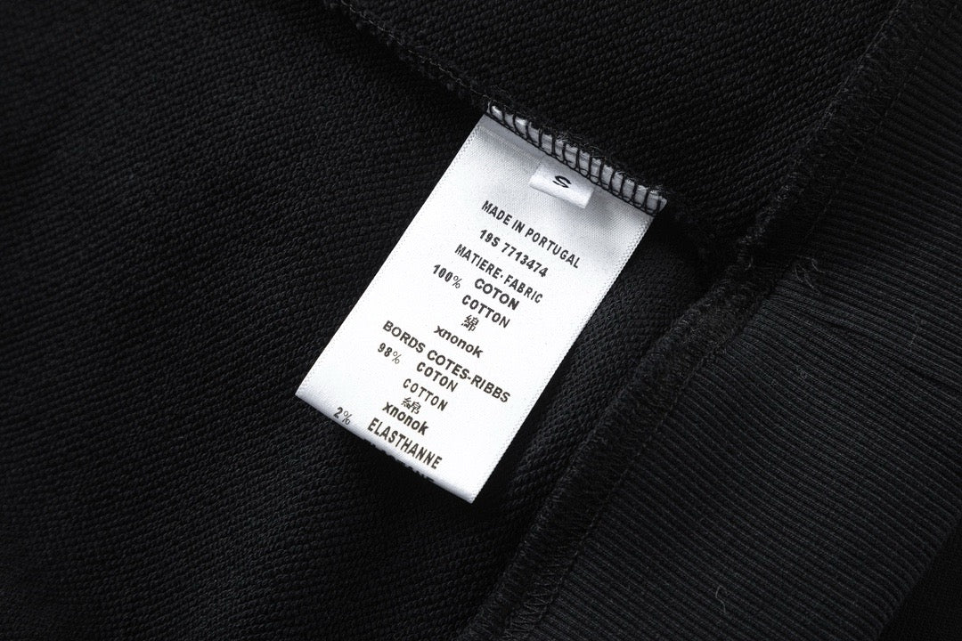 Grey Cotton Plain Pullover - Men's