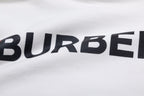 Black Cotton Text Logo Pullover - Men's