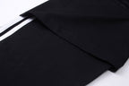 Black Jersey Striped Sleeve Long-Sleeve - Men's