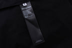 Black Jersey Striped Sleeve Long-Sleeve - Men's