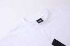 Black Jersey Striped Sleeve Long-Sleeve - Men's
