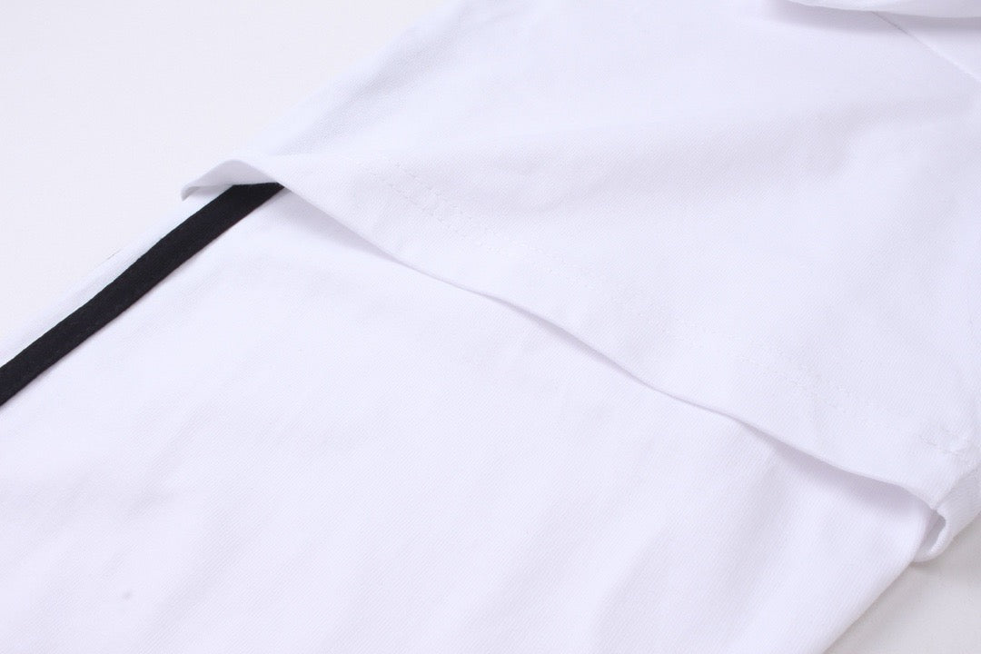 Black Jersey Striped Sleeve Long-Sleeve - Men's