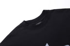 Black Cotton Logo Long-Sleeve - Men's