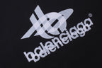 Black Cotton Logo Long-Sleeve - Men's