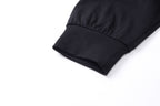 Black Cotton Logo Long-Sleeve - Men's