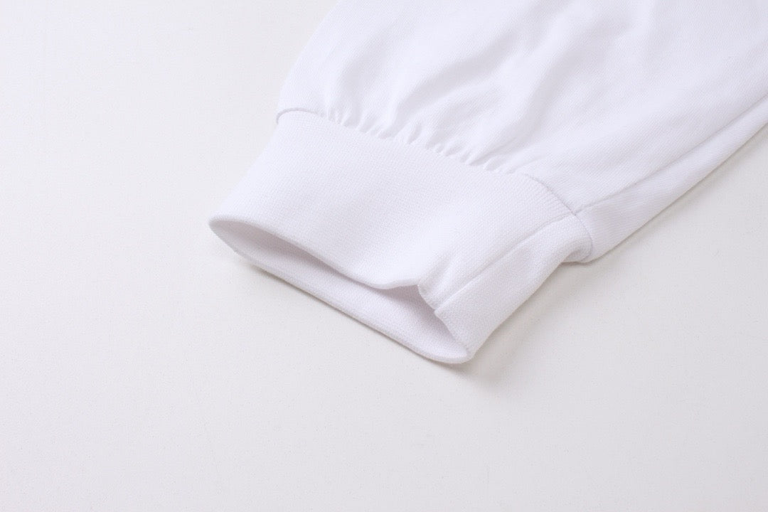Black Cotton Logo Long-Sleeve - Men's