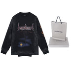 Distressed Metal Graphic T-Shirt - Men's
