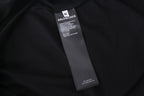 Black Cotton Flame Graphic Long-Sleeve - Men's