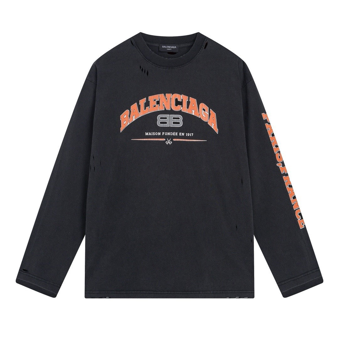 Collegiate Logo Long Sleeve T-Shirt - Men's
