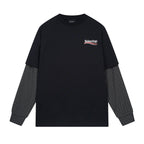 Check Sleeve Long Sleeve T-Shirt - Men's