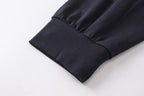 Black Cotton Sleeve Print Long-Sleeve - Men's