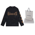 Gothic Logo Long Sleeve T-Shirt - Men's