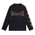 Gothic Logo Long Sleeve T-Shirt - Men's