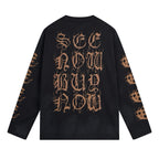 Gothic Logo Long Sleeve T-Shirt - Men's