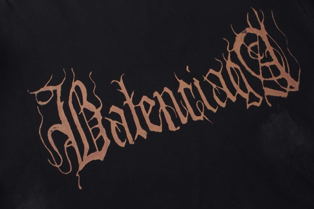 Gothic Logo Long Sleeve T-Shirt - Men's